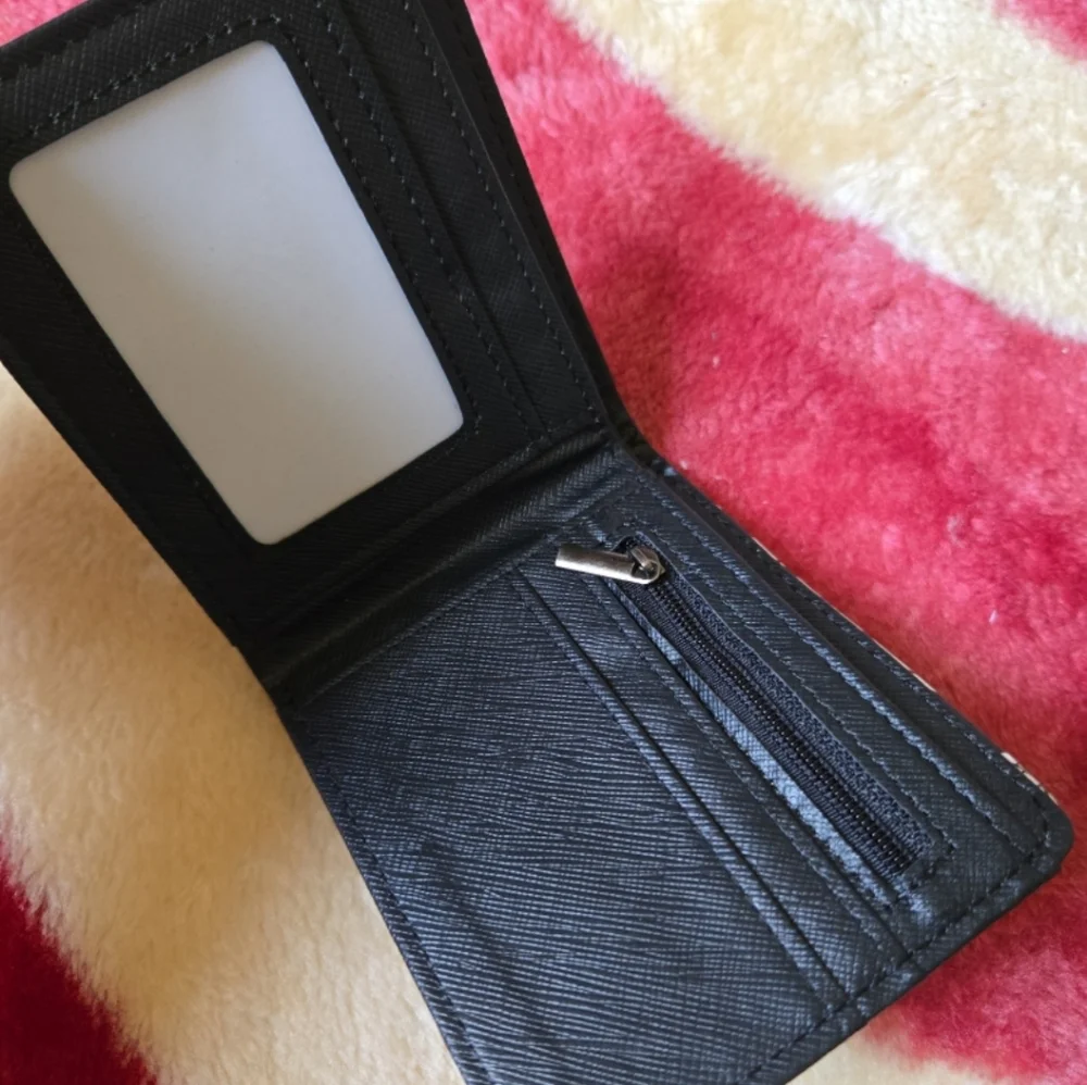 New Jack skellington nightmare before Christmas Halloween horror leather wallet